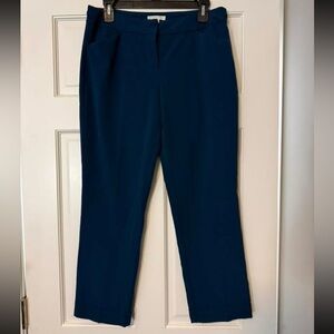 New York & Company Navy Cropped Ankle Pants